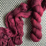 PINOT NOIR -- Tribeca sparkle DK yarn -- ready to ship