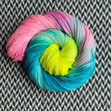 FISHBOWL PALACE -- Brooklyn Bridge worsted yarn -- ready to ship