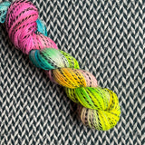 ANDROIDS DREAM -- Wave Hill zebra fingering yarn -- ready to ship