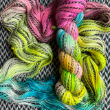 ANDROIDS DREAM -- Wave Hill zebra fingering yarn -- ready to ship