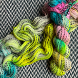 ANDROIDS DREAM -- Wave Hill zebra fingering yarn -- ready to ship