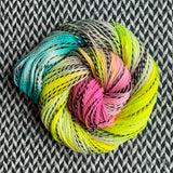 ANDROIDS DREAM -- Wave Hill zebra fingering yarn -- ready to ship