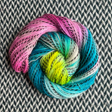 FISHBOWL PALACE -- Wave Hill zebra fingering yarn -- ready to ship