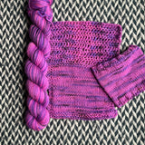 CREATURE FROM THE GRAPE LAGOON -- Half-Skein -- Times Square sock yarn -- ready to ship