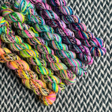 Flocking to Paradise *6 Mini-Skein Set* -- Wave Hill zebra fingering yarn -- ready to ship