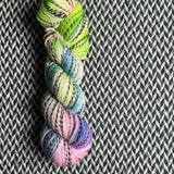 LIFE ON MARS -- Wave Hill zebra fingering yarn -- ready to ship