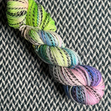 LIFE ON MARS -- Wave Hill zebra fingering yarn -- ready to ship