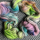LIFE ON MARS -- Wave Hill zebra fingering yarn -- ready to ship