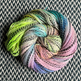 LIFE ON MARS -- Wave Hill zebra fingering yarn -- ready to ship
