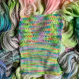 LIFE ON MARS -- Wave Hill zebra fingering yarn -- ready to ship