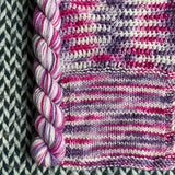 Empusa -- mini-skein -- Broadway sparkle sock yarn-- ready to ship