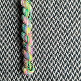 Coriolis -- mini-skein -- Wave Hill zebra yarn -- ready to ship