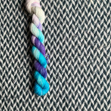 Tilt-a-Whirl -- mini-skein -- Times Square sock yarn -- ready to ship