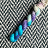 Tilt-a-Whirl -- mini-skein -- Times Square sock yarn -- ready to ship