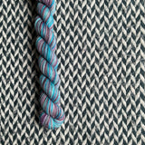 Nostalgia in Reverse -- mini-skein -- Times Square sock yarn -- ready to ship