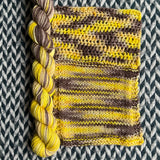 Better by Far -- mini-skein -- Times Square sock yarn -- ready to ship
