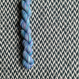 Ice Ice Io -- mini-skein -- Times Square sock yarn -- ready to ship