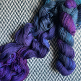 MOONLIT MERMAID -- Broadway sparkle sock yarn -- ready to ship