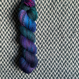 MOONLIT MERMAID -- Wave Hill zebra fingering yarn -- ready to ship