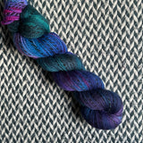 MOONLIT MERMAID -- Wave Hill zebra fingering yarn -- ready to ship