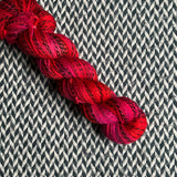 BROMELIAD -- Wave Hill zebra fingering yarn -- ready to ship