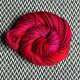 BROMELIAD -- Wave Hill zebra fingering yarn -- ready to ship