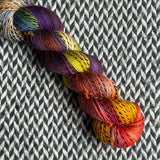 COMMUNITY GARDEN -- Wave Hill zebra fingering yarn -- ready to ship