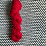 FIRE ENGINE RED -- Kew Gardens DK yarn -- ready to ship