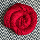FIRE ENGINE RED -- Kew Gardens DK yarn -- ready to ship