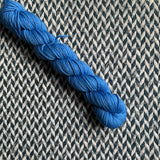 BLUE OF MY OBLIVION -- Half-Skein -- Kew Gardens DK yarn --ready to ship
