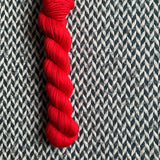 FLAMBE PUREE -- Half-Skein -- Greenwich Village DK yarn --ready to ship