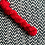 FLAMBE PUREE -- Half-Skein -- Greenwich Village DK yarn --ready to ship