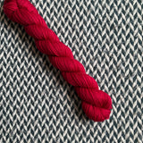 HEART ON FIRE -- Half-Skein -- Kew Gardens DK yarn --ready to ship