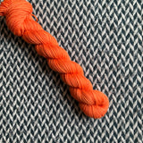 KUMQUAT -- Half-Skein -- Greenwich Village DK yarn --ready to ship