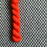 PUMPKIN -- Half-Skein -- Kew Gardens DK yarn --ready to ship