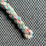 THE COLOR PARROT -- Half-Skein -- Greenwich Village DK yarn --ready to ship