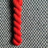 TOMATO -- Half-Skein -- Kew Gardens DK yarn --ready to ship