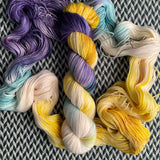 WAKES OF LIGHT -- Harlem sock Full Skein -- ready to ship yarn