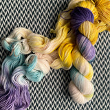 WAKES OF LIGHT -- Harlem sock Full Skein -- ready to ship yarn