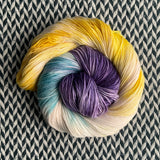 WAKES OF LIGHT -- Harlem sock Full Skein -- ready to ship yarn