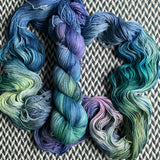 WATER LILIES -- dyed to order yarn -- choose your yarn base