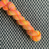 SCUBA DANCER -- Half-Skein -- Broadway sparkle sock yarn -- ready to ship