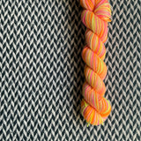 SCUBA DANCER -- Half-Skein -- Broadway sparkle sock yarn -- ready to ship
