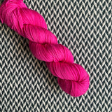 ACID PINK -- Kew Gardens DK yarn -- ready to ship