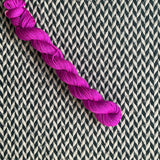 Highlighter Purple -- mini-skein -- Times Square sock yarn -- ready to ship