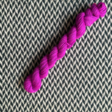 Highlighter Purple -- mini-skein -- Times Square sock yarn -- ready to ship