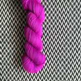 HIGHLIGHTER PURPLE -- Times Square merino/nylon sock yarn
