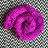 HIGHLIGHTER PURPLE -- Times Square merino/nylon sock yarn
