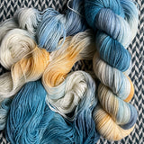 ANTARCTIC SUNSET -- dyed to order -- choose your yarn base