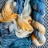 ANTARCTIC SUNSET -- Greenwich Village DK yarn -- ready to ship